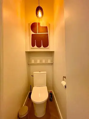 Salle de bains dans l'établissement L'Abside - À deux pas de la Cathédrale