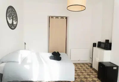 Un ou plusieurs lits dans un hébergement de l'établissement Appartement confort à Rouen