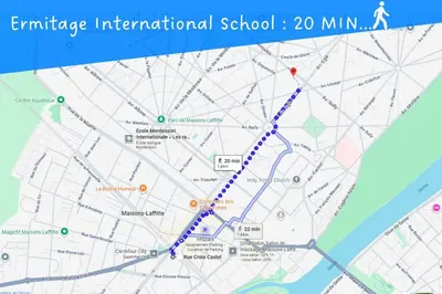Plan de l'établissement Duplex de Charme avec Bureau - Face Gare RER A