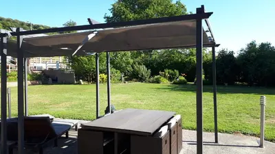 Jardin de l'établissement La Longère Des Nuits De Varenne