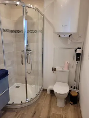 Salle de bains dans l'établissement Appartement cosy 2