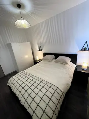 Un ou plusieurs lits dans un hébergement de l'établissement Apartment 2
