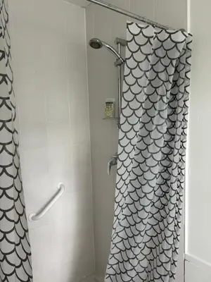 Salle de bains dans l'établissement Comme à la Maison - Penly