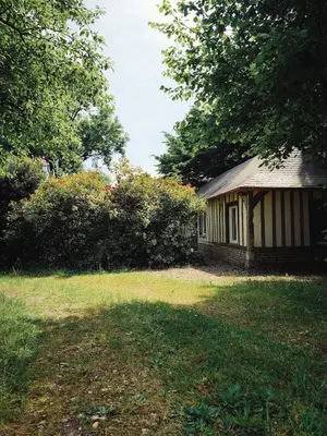 Jardin de l'établissement Le Vue sur Seine