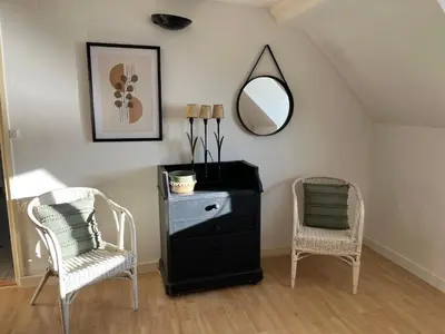 Plan de l'établissement Villa Médaillon, Appartement privé dans villa, vue mer