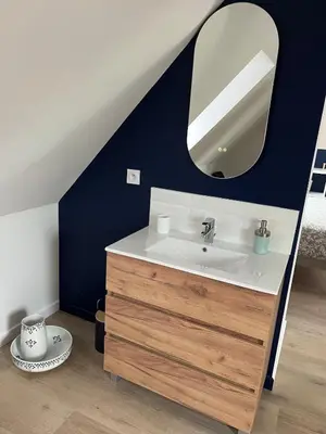 Salle de bains dans l'établissement Chez Colette- Maison avec jardin