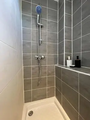 Salle de bains dans l'établissement Studio spacieux
