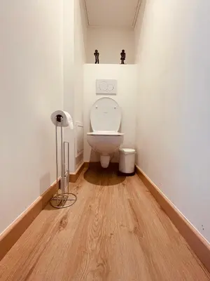 Salle de bains dans l'établissement Notre coin secret - Jolie duplex au fil du Robec - 386