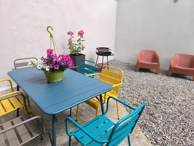 Coin salon dans l'établissement Maison proche Baie de Somme mer campagne