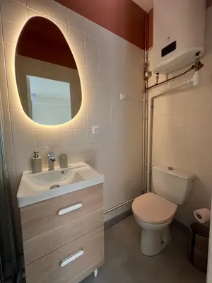Salle de bains dans l'établissement Studio au cœur d Amiens