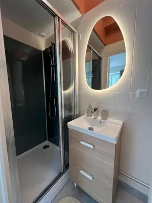 Salle de bains dans l'établissement Studio au cœur d Amiens