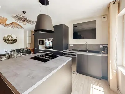 Cuisine ou kitchenette dans l'établissement Home Design
