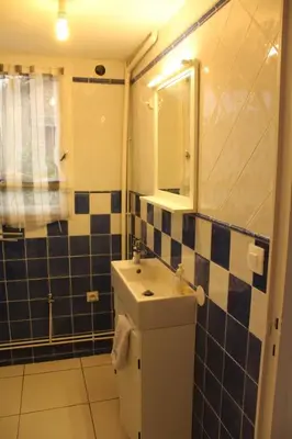Salle de bains dans l'établissement Gîte proche de Giverny