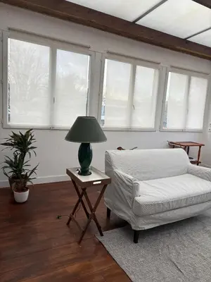 Un ou plusieurs lits dans un hébergement de l'établissement Appartements des Compagnons