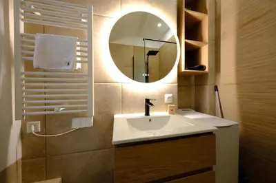 Salle de bains dans l'établissement Rouen centre - Duplex cosy pour 5 personnes