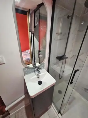 Salle de bains dans l'établissement Le Nid Perché