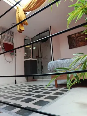Salle de bains dans l'établissement Le Nid Perché