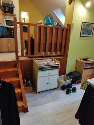 Cuisine ou kitchenette dans l'établissement studio des roses