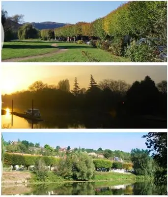 Paysage naturel près de the country house