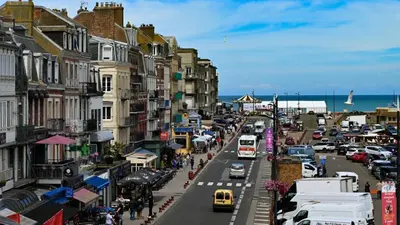 Vue générale sur la mer ou vue sur la mer prise depuis la maison de vacances