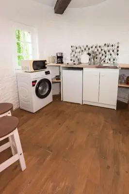 Cuisine ou kitchenette dans l'établissement manoir d archelles