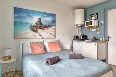 Plan de l'établissement Le Léon 12 Joli studio avec balcon situé à Dieppe