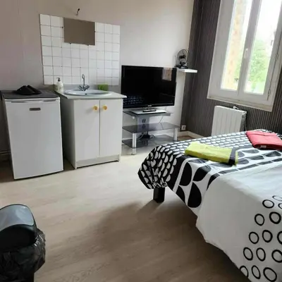 Cuisine ou kitchenette dans l'établissement Les beaux jours chez dali