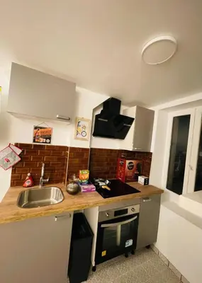 Cuisine ou kitchenette dans l'établissement Magnifique Appartement rénové en juin 2025