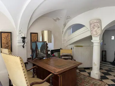 Coin salon dans l'établissement Le Manoir de la Seine - proche Giverny