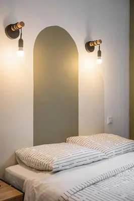 Un ou plusieurs lits dans un hébergement de l'établissement Appartement La Rive Rouen proche centre historique