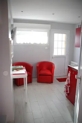 Coin salon dans l'établissement Les hauts d'Ailly