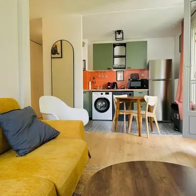 Confort et Verdure 2 Pièces Moderne avec Parking à Domont by Immo Kit Bnb