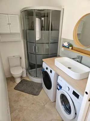 Salle de bains dans l'établissement O fil de l'O