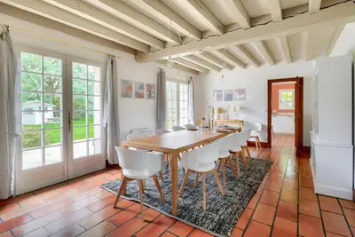 Plan de l'établissement Charming countryside home near Rouen with pool