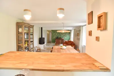 Coin salon dans l'établissement La Maison Forestière