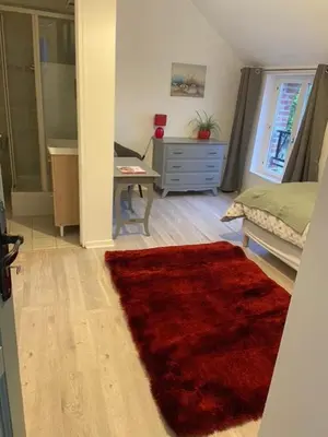 Plan de l'établissement gite 4 chambres avec salle de douche et WC privative