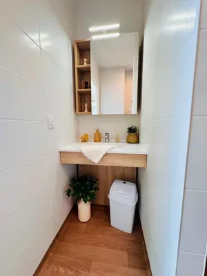 Salle de bains dans l'établissement Reflets de Seine