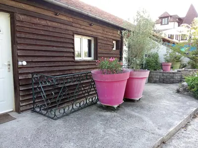 Jardin de l'établissement Gîte piscine spa pour décompresser