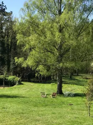 Jardin de l'établissement Idyllic holidays at Domaine de la Biche