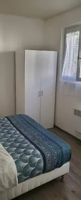Un ou plusieurs lits dans un hébergement de l'établissement Le petit Liancourtois, 1 bedroom