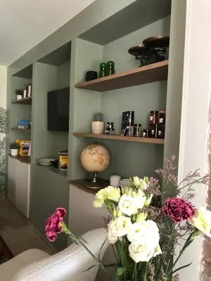 Cuisine ou kitchenette dans l'établissement Maison de vacances de charme 8-10 personnes
