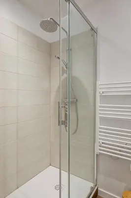 Salle de bains dans l'établissement Studio with outdoor area 10 min from Rouen
