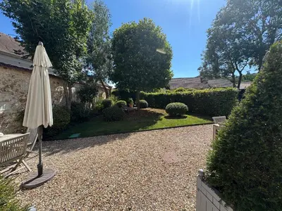 Jardin de l'établissement Le studio du Clos du Bourgage