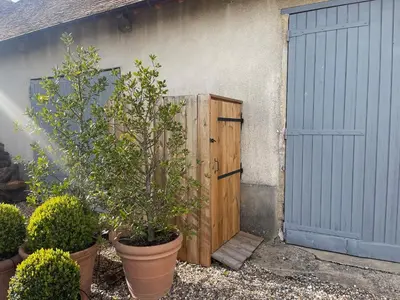 Jardin de l'établissement Le deux-pièces du Clos du Bourgage