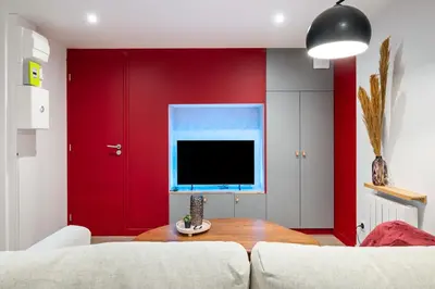 Télévision ou salle de divertissement dans l'établissement Moderne & Confortable, Au cœur de Rouen