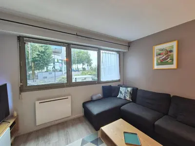 Coin salon dans l'établissement Appartement Le Sea's Home Centre Historique