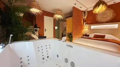 Salle de bains dans l'établissement Escape Zen - Suite and Spa