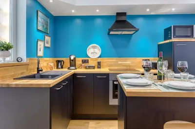 Cuisine ou kitchenette dans l'établissement L'instant 47 - Maison de ville - Parking gratuit
