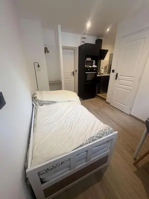 Cuisine ou kitchenette dans l'établissement l 'escapade amiénoise 2