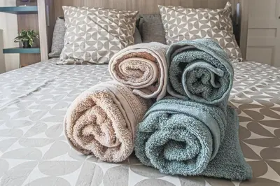 Un ou plusieurs lits dans un hébergement de l'établissement Joli studio design en plein coeur de Rouen